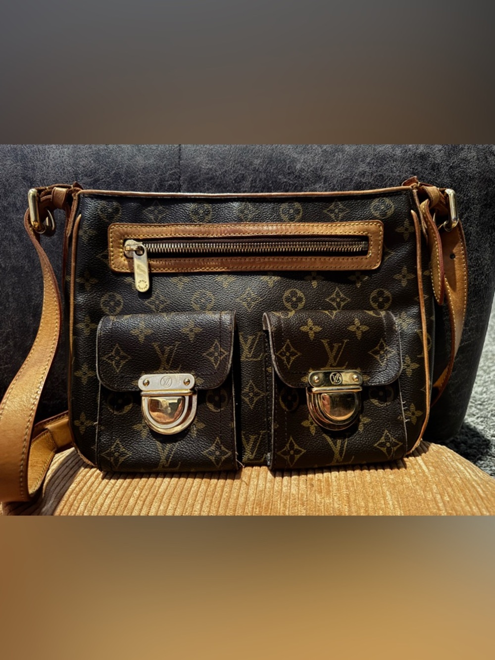 Louis Vuitton Hudson GM Monogram Crossbody Shoulder Bag Marc Jacobs Era